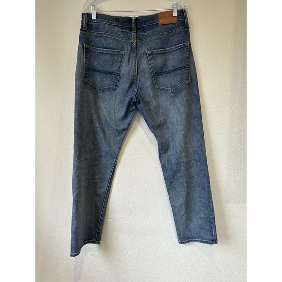 Lucky Brand 410 Athletic Straight Fit Mens Denim Blue Jeans Size 32x32 - Picture 10 of 12